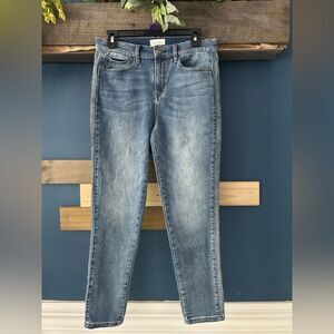 Nicole Miller Jeans SoHo Embellished Skinny Size 8